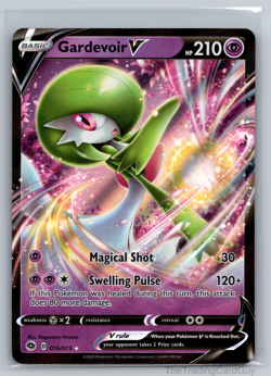 Pokemon TCG Gardevoir V 016/073 Champion's Path Holo Rare NM - Image 1