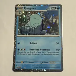 2024 Pokemon Surging Sparks Black Star Promo Cosmos Foil SVP 156 Quagsire - Image 1