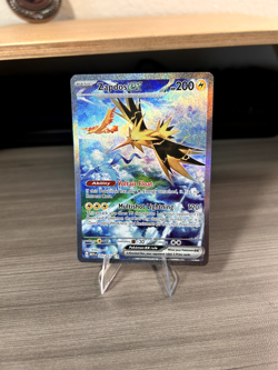 ZAPDOS EX 2023 POKEMON SCARLET & VIOLET #202/165 SPECIAL ILLUSTRATION RARE - Image 1