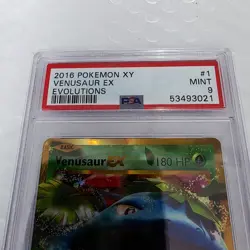 2016 Pokemon XY Evolutions Venusaur EX 1/108 PSA 9 GEM MINT - Image 2