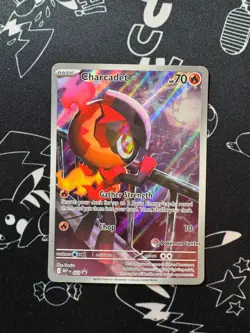 Pokemon TCG Phantasmal Flames Charcadet 022 Pokemon Centre Stamped Promo English - Image 1