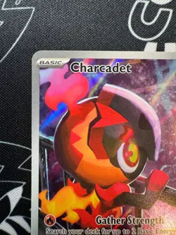 Pokemon TCG Phantasmal Flames Charcadet 022 Pokemon Centre Stamped Promo English - Image 2