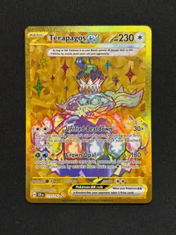 Terapagos ex - 173/142 Stellar Crown (Pokemon) Golden Hyper Rare - Image 1