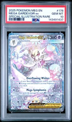 2025 Pokemon Mega Gardevoir ex Special Illustration Rare #178/132 PSA 10 - Image 2