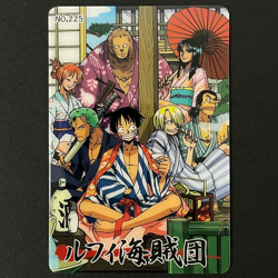 S4756 Very Rare Straw Hat Crew Japanese One Piece Vintage Gumica Card Zoro J26 - Image 1