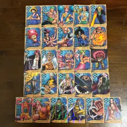 PREORDER Complete Set Japanese One Piece x Ensky Holo Cards Nami Nico Robin - Image 2