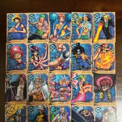 PREORDER Complete Set Japanese One Piece x Ensky Holo Cards Nami Nico Robin - Image 3