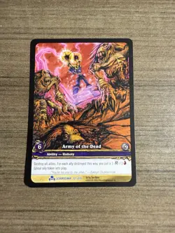 World of Warcraft TCG Scourgewar Extended Art Army of the Dead - Image 1