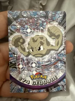Geodude #74 Topps Series 1 Blue Back Card Non Holo - Image 1