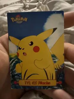 Pokemon Tcg #25 Pikachu TV2 1999 Topps TV Animation Pokemon Card W/ Bonus Card! - Image 1