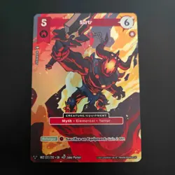 Surtr MZ2 227/212 Alt Art Metazoo TCG 2025 Torrential Tides Card - Image 1