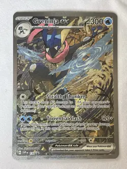 Greninja ex 132 Promo Sv: Scarlet & Violet Promo Cards Holo Alt Art Pokemon NM - Image 1