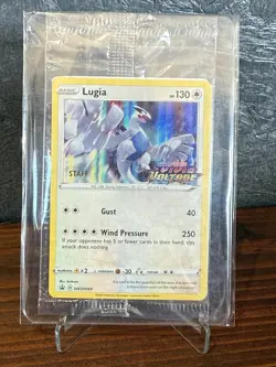 Pokemon TCG: Vivid Voltage - 4 Pre-Release Staff Promo Cards - Sealed -Lugia etc - Image 1
