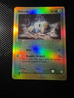 Nincada 67/97 LP Reverse Holo Vintage Pokemon Card. Fast Shipping! - Image 1