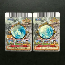 S5038 Luffy PB-015-W PR & Rayleigh One Piece Berry Match Promo Card YF9 - Image 2