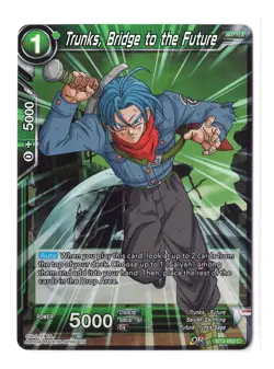 Dragonball Card - (NM) Trunks, Bridge to the Future BT3-062 Holo Foil - Bandai - Image 1