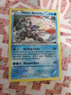 White Kyurem 21/124 Holo - Fates Collide - Pokemon Card - Image 1