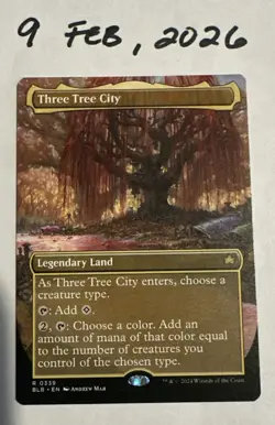 Three Tree City (Borderless) (0339) Bloomburrow Regular - Image 1