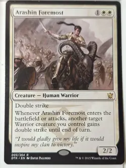 Arashin Foremost - Dragons of Tarkir - Magic the Gathering MTG Nice! - Image 1