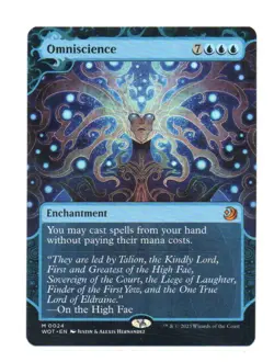Omniscience MTG Wilds of Eldraine: Enchanting Tales Mythic 024 - Image 1