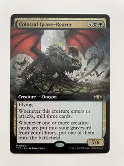 MTG Colossal Grave-Reaver EXTENDED ART 0090 TDC - Image 1