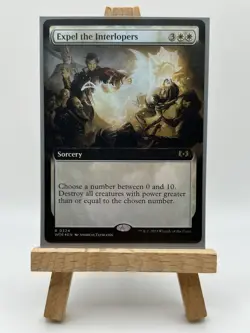 MTG Expel the Interlopers (Foil Extended Art) [Wilds of Eldraine, Near Mint]​ - Image 1