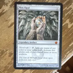 Wizards Mox Opal Legendary Artifact Mythic Regular Scars of Mirrodin Volkan Baga - Image 1