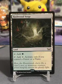 Hushwood Verge ​ - (Near Mint) MTG Duskmourn: House of Horror - Image 1