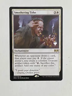 MTG Smothering Tithe *PROMO* 022 - Throne of Eldraine #22 NM - Image 1