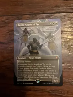 Battle Angels of Tyr - CLB #370 | NORMAL | NM | MTG | BORDERLESS | pack fresh - Image 2
