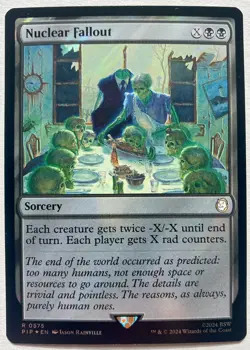 Nuclear Fallout (Surge Foil) MTG Universes Beyond: Fallout - NM - Image 1