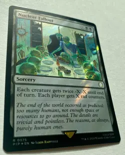 Nuclear Fallout (Surge Foil) MTG Universes Beyond: Fallout - NM - Image 3