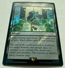Nuclear Fallout (Surge Foil) MTG Universes Beyond: Fallout - NM - Image 4