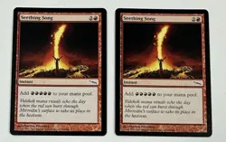MTG Magic The Gathering Seething Song 104/306 Mirrodin (MRD) 2003 NM x2 - Image 1