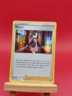 169/202 Marnie Holo Rare Sword & Shield Base Set Pokemon TCG Card 2020 - Image 1
