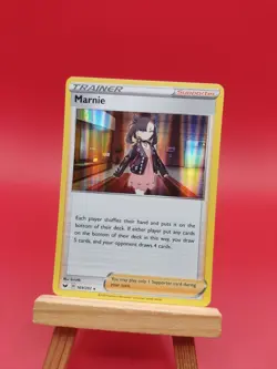 169/202 Marnie Holo Rare Sword & Shield Base Set Pokemon TCG Card 2020 - Image 2