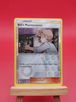 126/168 Bill's Maintenance Reverse Holo Sun & Moon Celestial Storm Pokemon TCG - Image 1