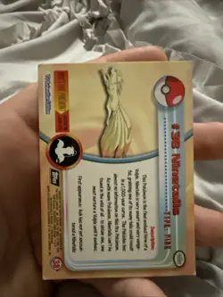 Pokemon Topps TV Animation Series 1 - 1st Edition Print Blue logo - Lp - Image 2