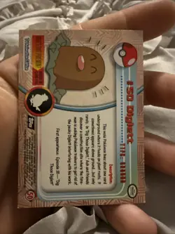 Diglett #50 - TOPPS TV Animation Edition - Pokemon TCG - 1999 Nintendo Lp - Image 2