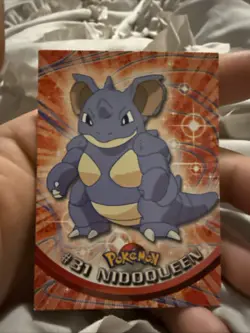 Nidoqueen #31 Non-Foil Topps Blue Logo Pokemon TV Animation Edition - Image 1