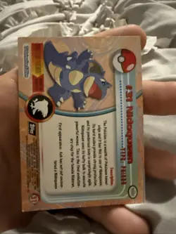 Nidoqueen #31 Non-Foil Topps Blue Logo Pokemon TV Animation Edition - Image 2