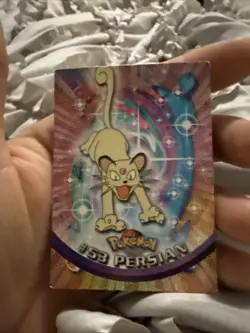 Topps Pokemon Persian #53 TV Animation Edition Non Holo Green Logo 1999 - Image 1