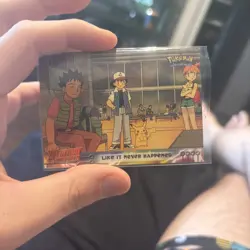 Like It Never Happened #40 Holo Foil Topps Pokemon Movie Mewtwo Strikes Back NM - Image 1