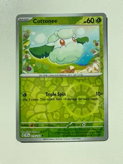 Pokemon TCG - Cottonee 014/162 Reverse Holo - Temporal Forces - Pack Fresh NM - Image 1