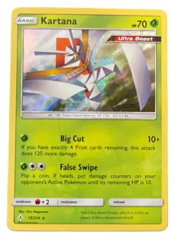 Kartana 19/214 – Unbroken Bonds – Lightly Played Holo Rare Pokemon - Image 1