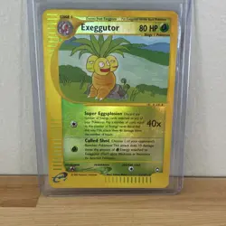 Pokemon TCG Exeggutor 12/147 Aquapolis Reverse Holo Rare 80 HP Stage 1 English - Image 1