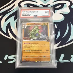 2025 Pokemon DRI EN Team Rocket's Tyranitar Destined Rivals #096 PSA 9 - Image 1