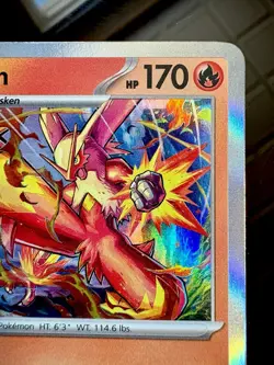 Pokemon TCG: 2025 Blaziken 42/182- RARE HOLO- Destined Rivals - Image 2
