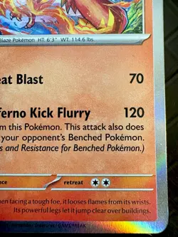 Pokemon TCG: 2025 Blaziken 42/182- RARE HOLO- Destined Rivals - Image 3