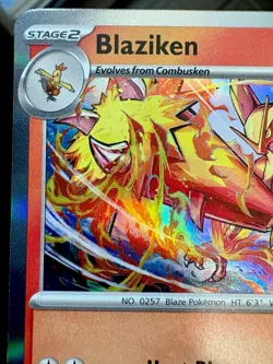 Pokemon TCG: 2025 Blaziken 42/182- RARE HOLO- Destined Rivals - Image 5